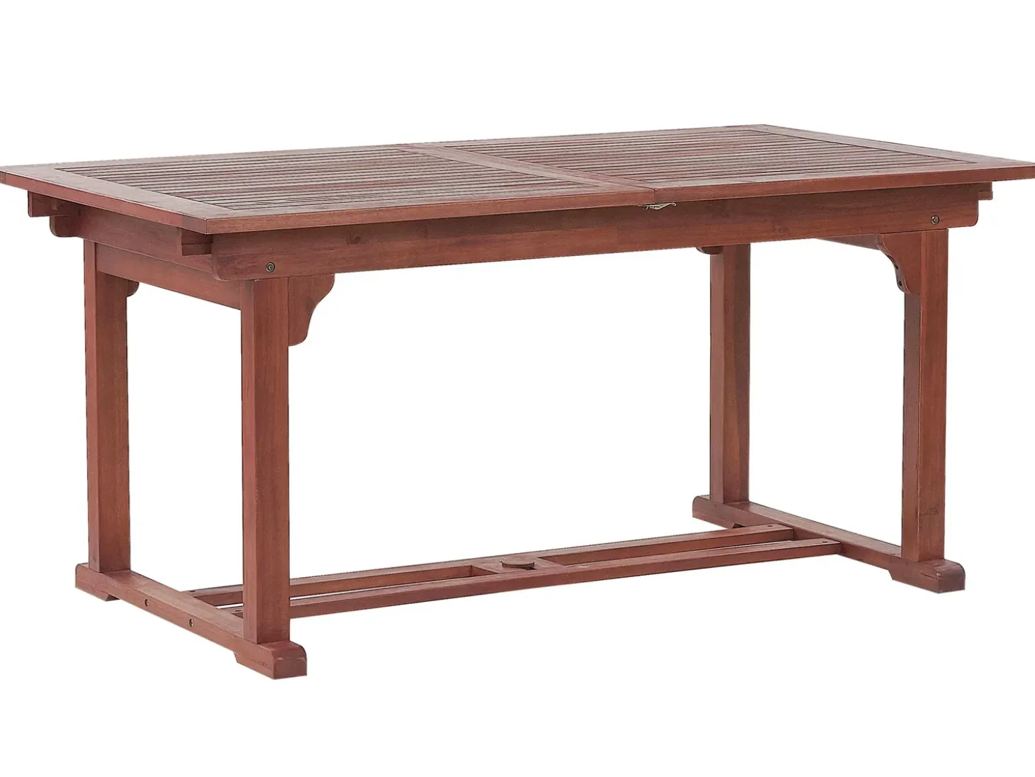 Havebord med udtræk TOSCANA 160/220 cm 90 cm Akacietræ Mørkebrun