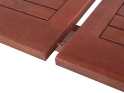 Havebord med udtræk TOSCANA 160/220 cm 90 cm Akacietræ Mørkebrun