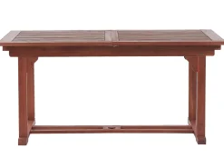 Havebord med udtræk TOSCANA 160/220 cm 90 cm Akacietræ Mørkebrun