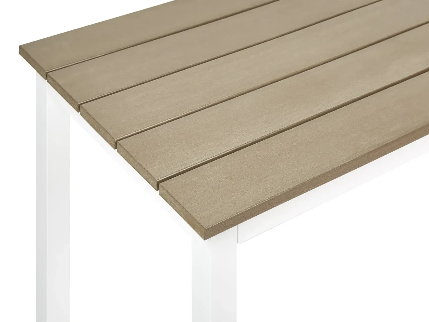 Havebord MESSINA 100 cm 52 cm Hvid