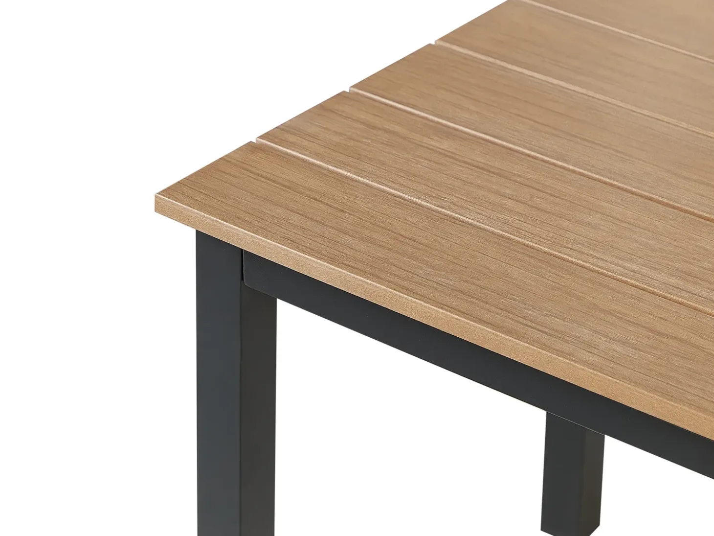 Havebord MESSINA 100 cm 52 cm Sort