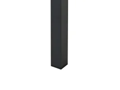 Havebord MESSINA 100 cm 52 cm Sort