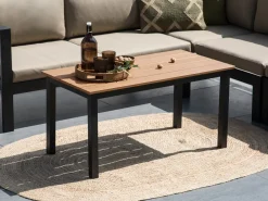 Havebord MESSINA 100 cm 52 cm Sort
