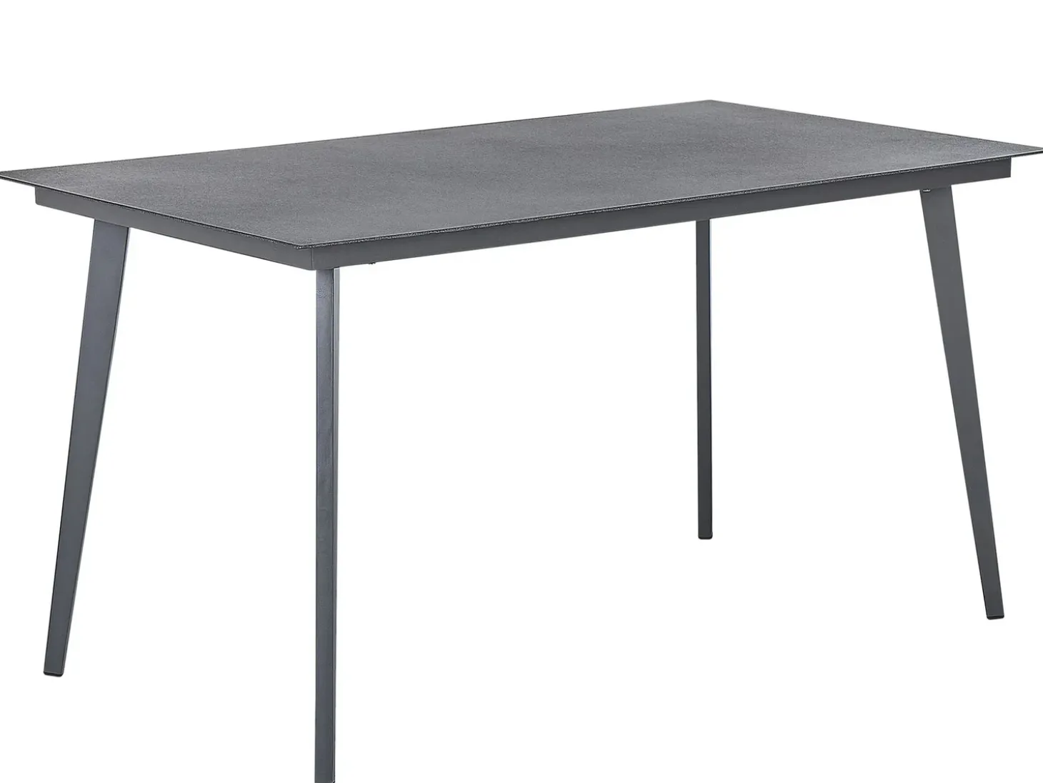 Havebord MILETO 140 cm 80 cm Glas Grå
