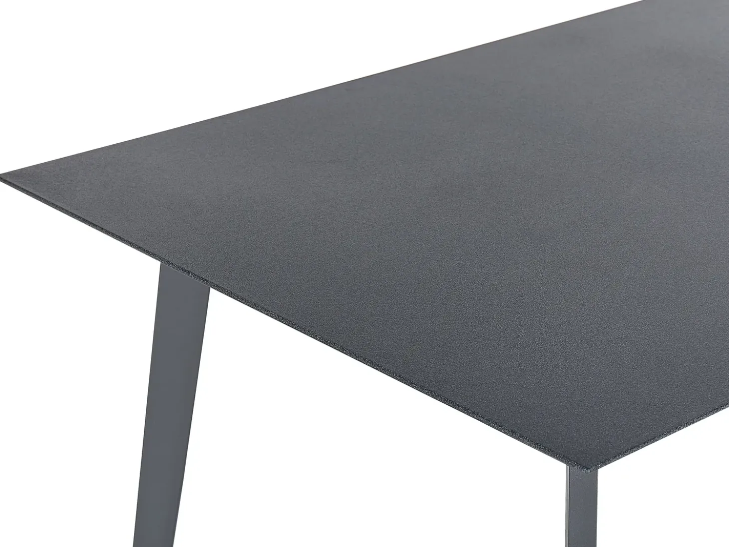 Havebord MILETO 140 cm 80 cm Glas Grå