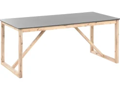 Havebord NOTTERI 180 cm 90 cm Beton Grå
