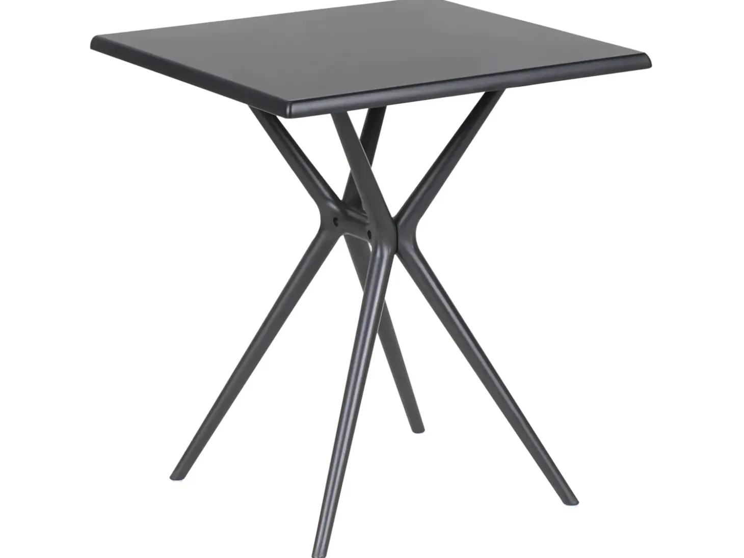 Havebord PIAVE 70 cm 70 cm Sort
