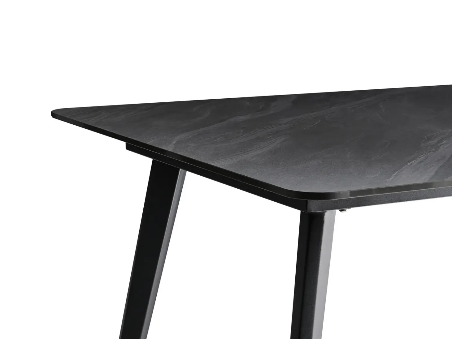 Havebord RODALLO 160 cm 90 cm Sten Sort marmor