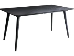 Havebord RODALLO 160 cm 90 cm Sten Sort marmor
