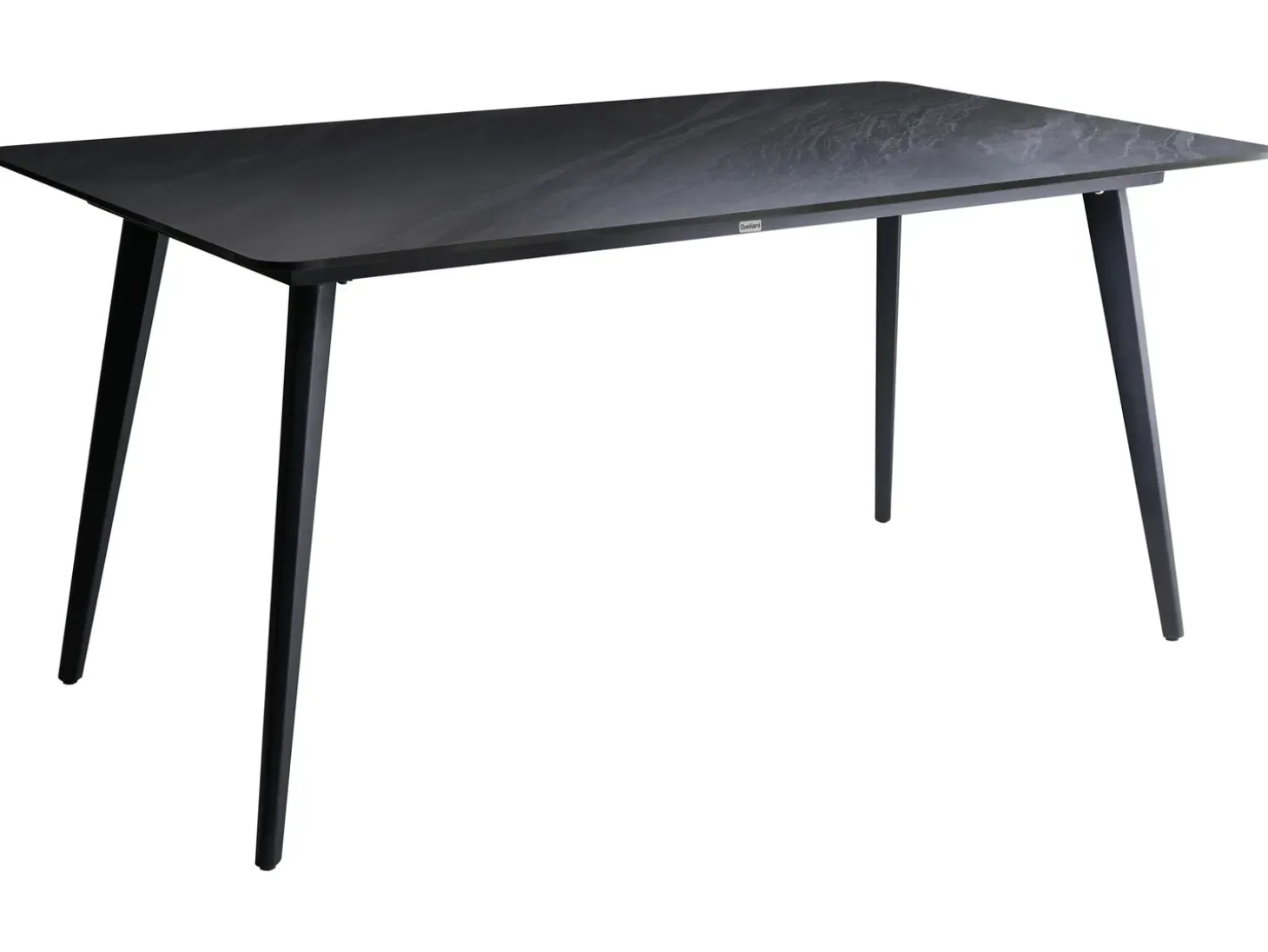 Havebord RODALLO 160 cm 90 cm Sten Sort marmor