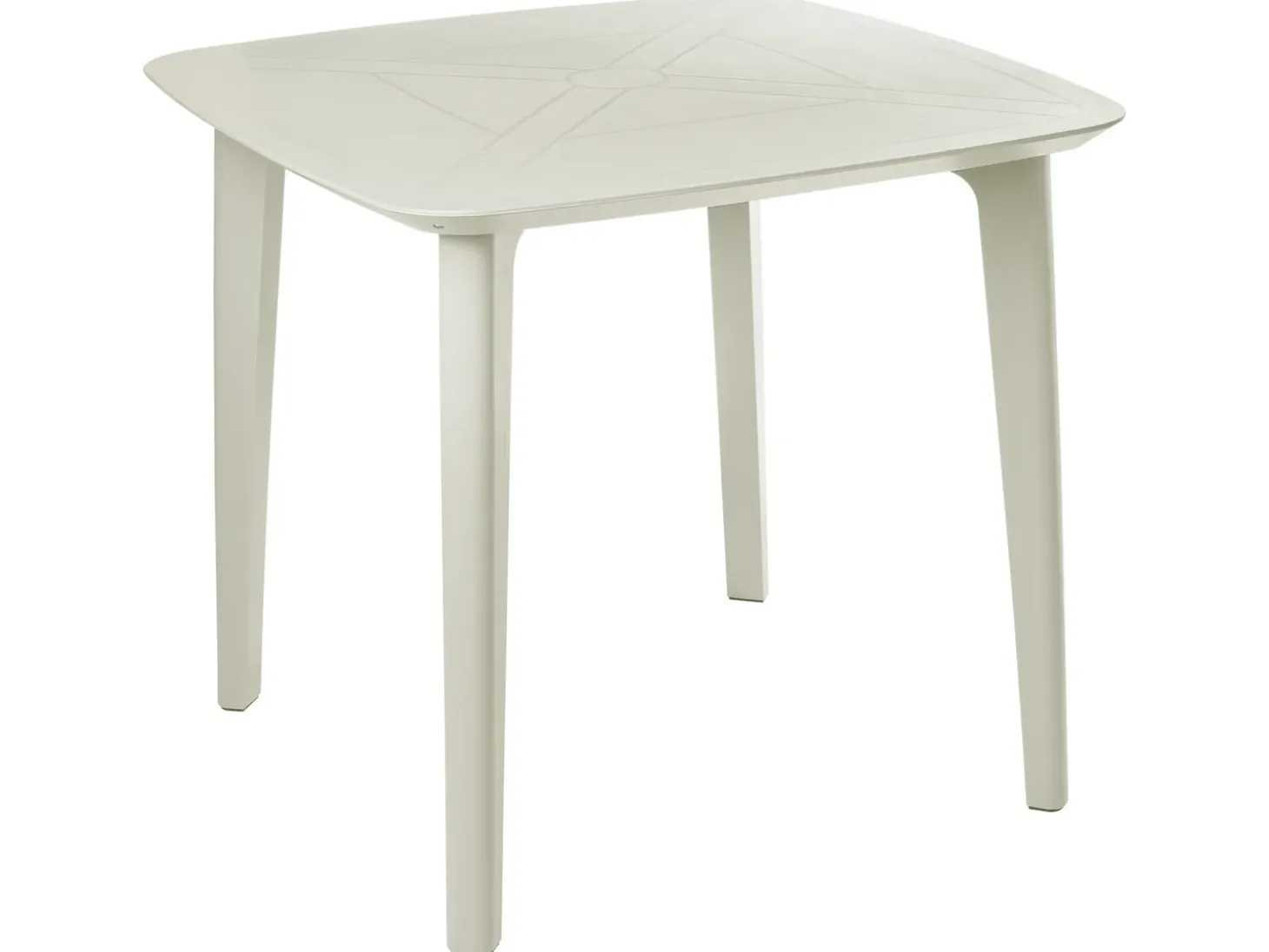 Havebord SORICO 86 cm 86 cm Lys Beige