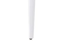 Havebord SOVARETO 180 cm 90 cm Marmor effekt Sort marmor