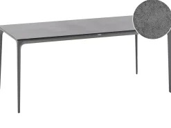 Havebord SOVARETO 180 cm 90 cm Sten effekt Mørkegrå