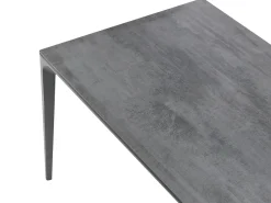 Havebord SOVARETO 180 cm 90 cm Sten effekt Mørkegrå