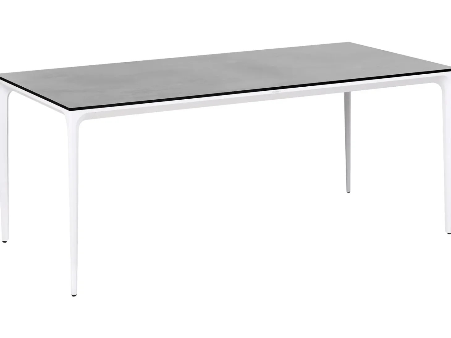 Havebord SOVARETO 180 cm 90 cm Sten effekt Mørkegrå