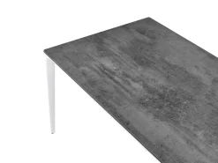 Havebord SOVARETO 180 cm 90 cm Sten effekt Mørkegrå