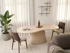 Havebord SPOLETO 200 cm 110 cm Beige