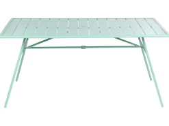 Havebord TERENZO 160 cm 90 cm Metal Mintgrøn