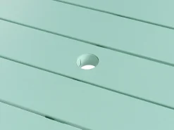 Havebord TERENZO 160 cm 90 cm Metal Mintgrøn