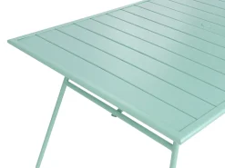 Havebord TERENZO 160 cm 90 cm Metal Mintgrøn