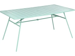 Havebord TERENZO 160 cm 90 cm Metal Mintgrøn