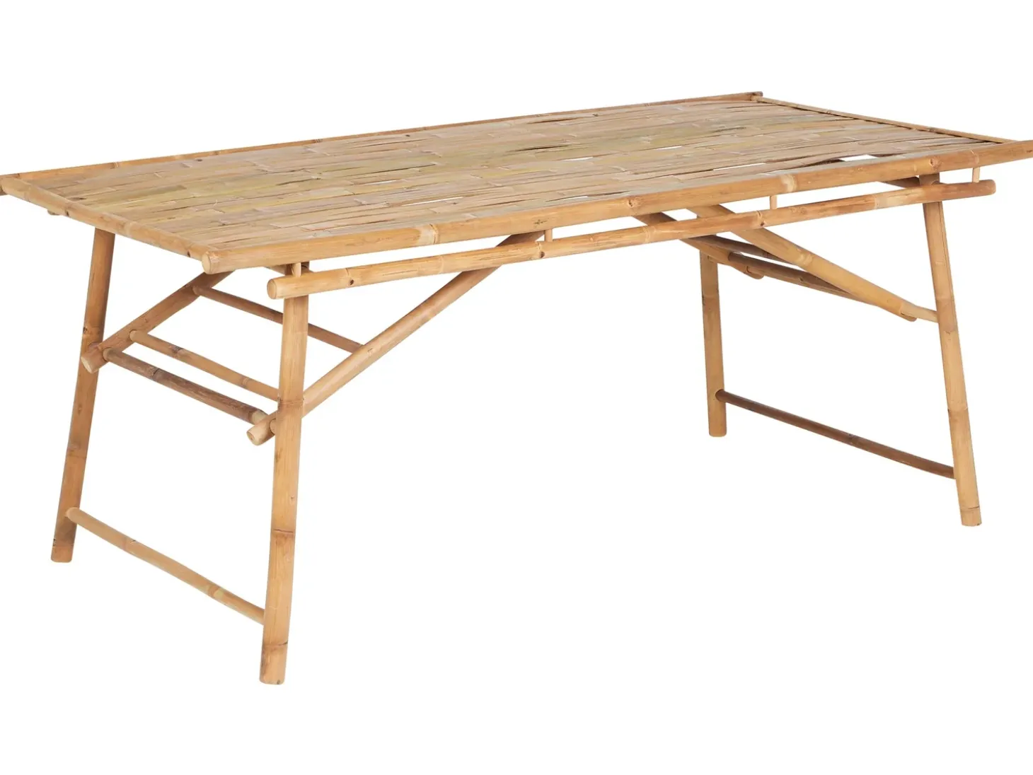 Havebord TINDARI 180 cm 90 cm Bambus Lysebrun
