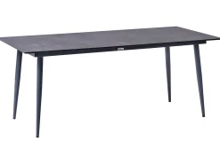 Havebord TOLENTINO 180 cm 90 cm Sten effekt Grå