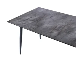 Havebord TOLENTINO 180 cm 90 cm Sten effekt Grå