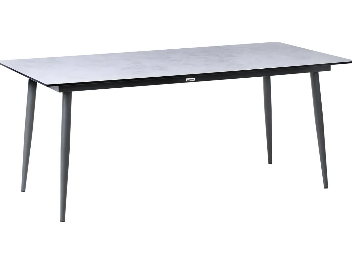 Havebord TOLENTINO 180 cm 90 cm Sten effekt Lysegrå