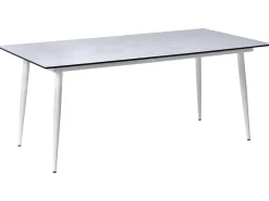 Havebord TOLENTINO 180 cm 90 cm Sten effekt Lysegrå