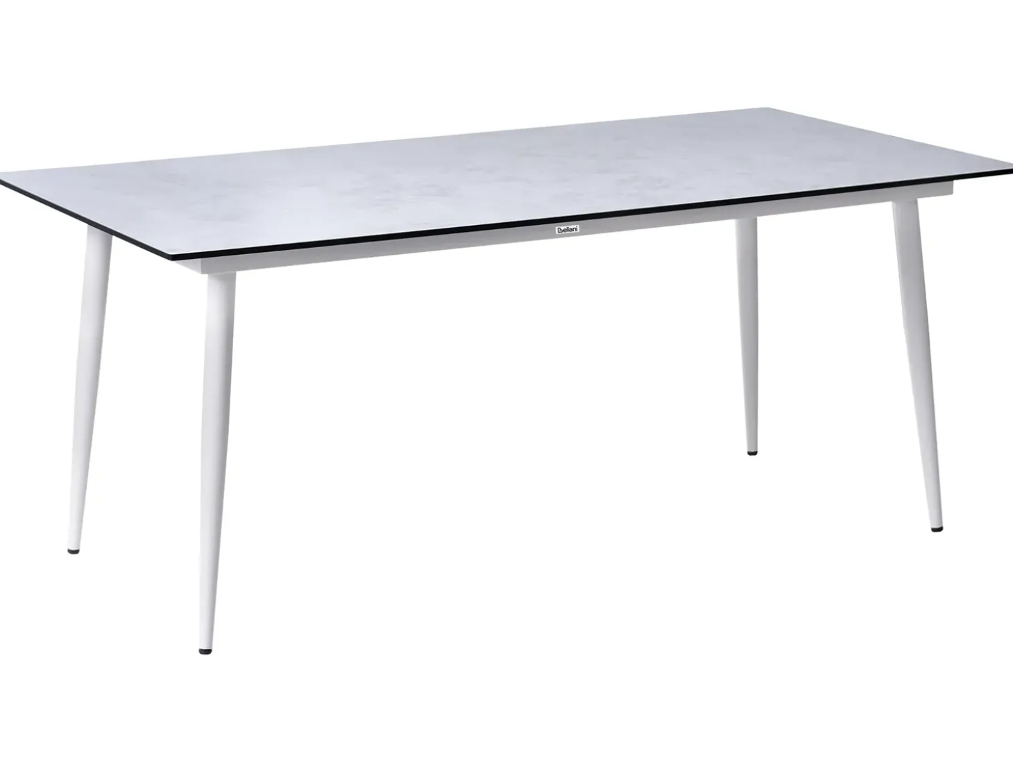 Havebord TOLENTINO 180 cm 90 cm Sten effekt Lysegrå