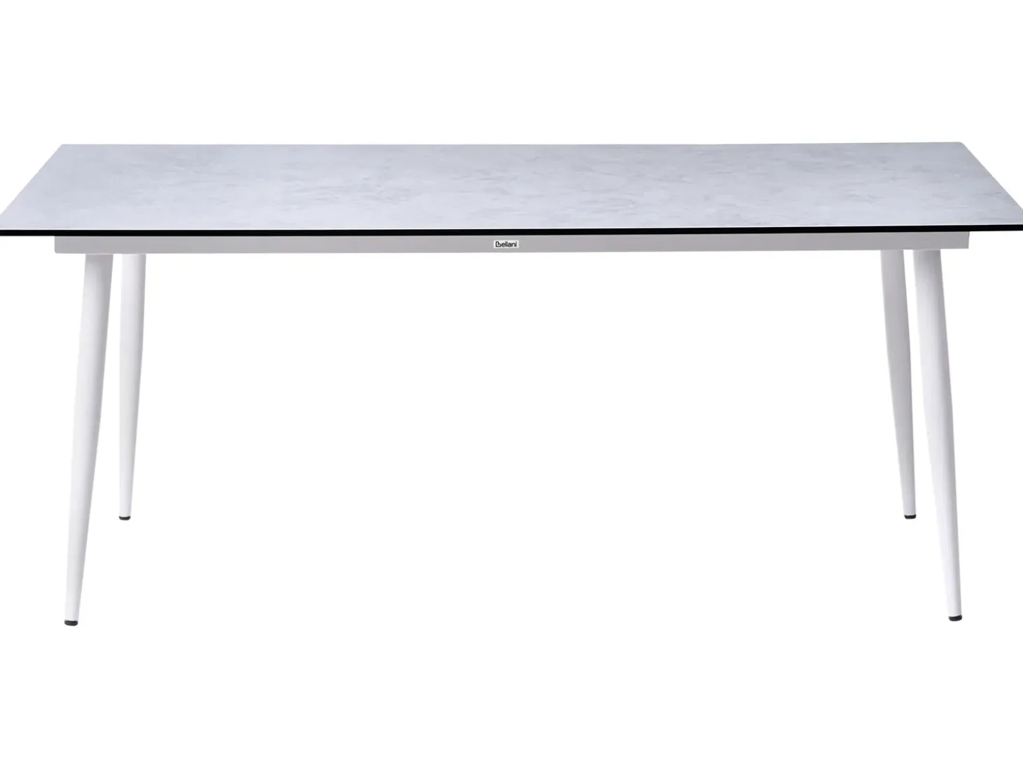Havebord TOLENTINO 180 cm 90 cm Sten effekt Lysegrå