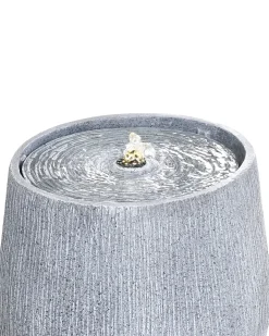 Havefontæne LED CASCATA Grå