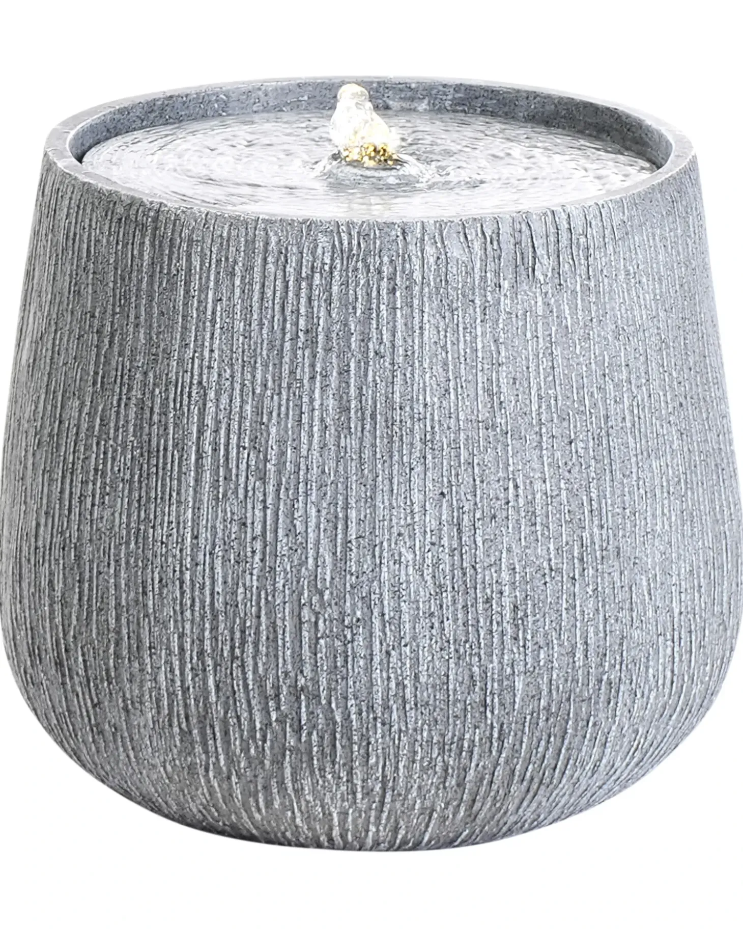 Havefontæne LED CASCATA Grå