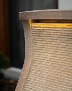 Havefontæne LED FORMIGA Beige