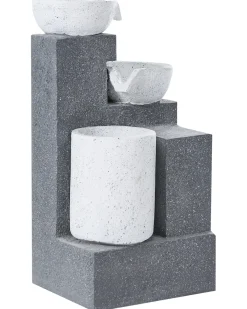 Havefontæne LED NAGAMI Grå
