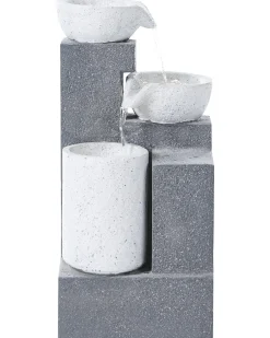 Havefontæne LED NAGAMI Grå