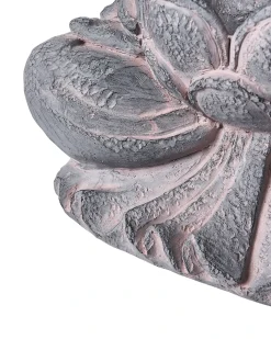 Havefontæne LED URLANTE Buddha Grå