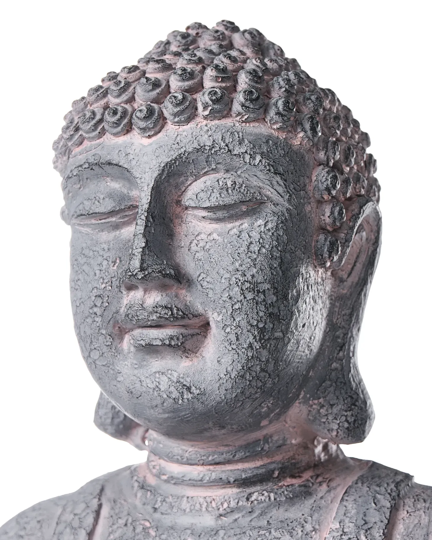 Havefontæne LED URLANTE Buddha Grå