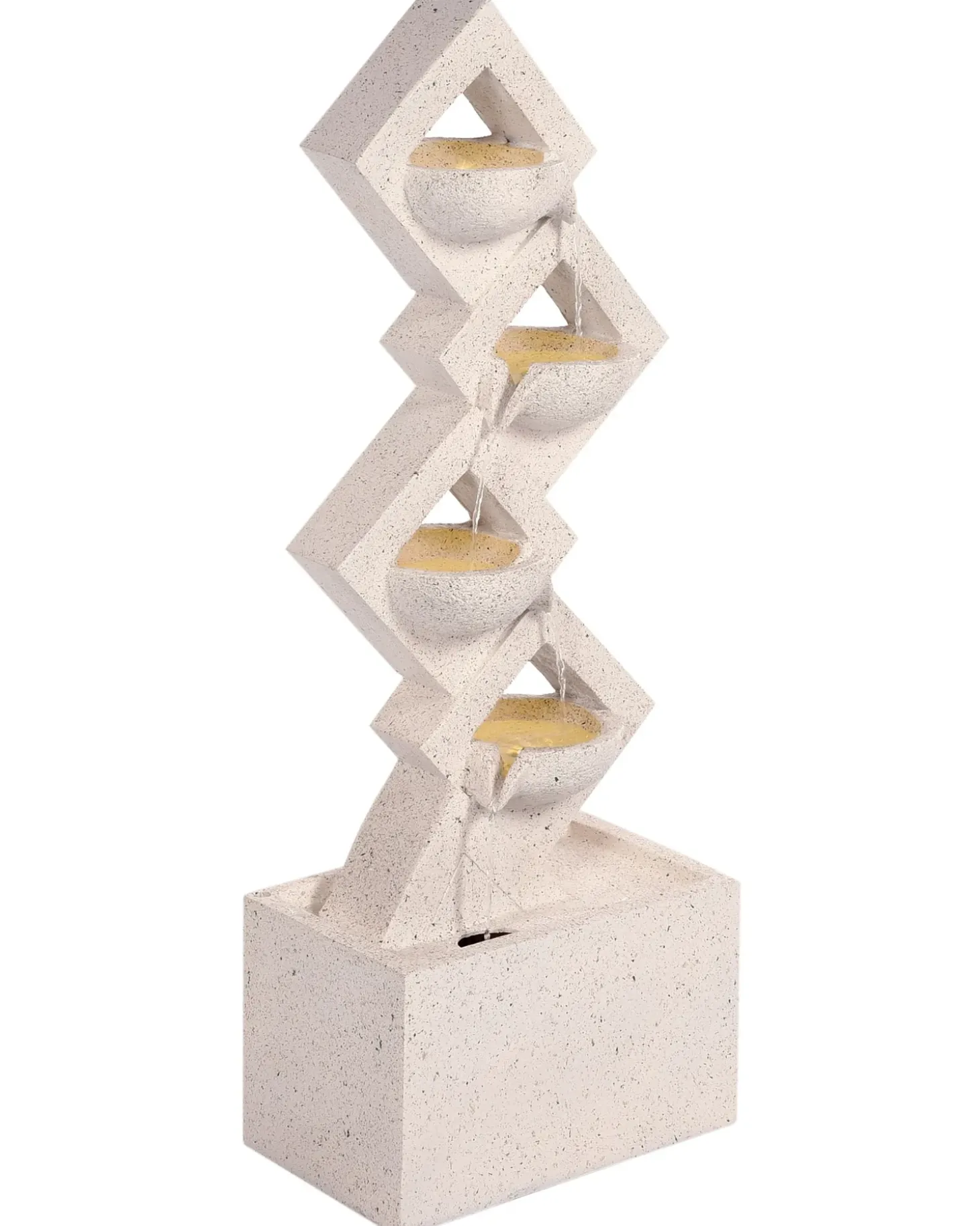 Havefontæne SHEGAR LED Beige