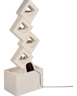 Havefontæne SHEGAR LED Beige