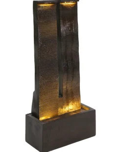 Havefontæne SUNLINE LED Brun
