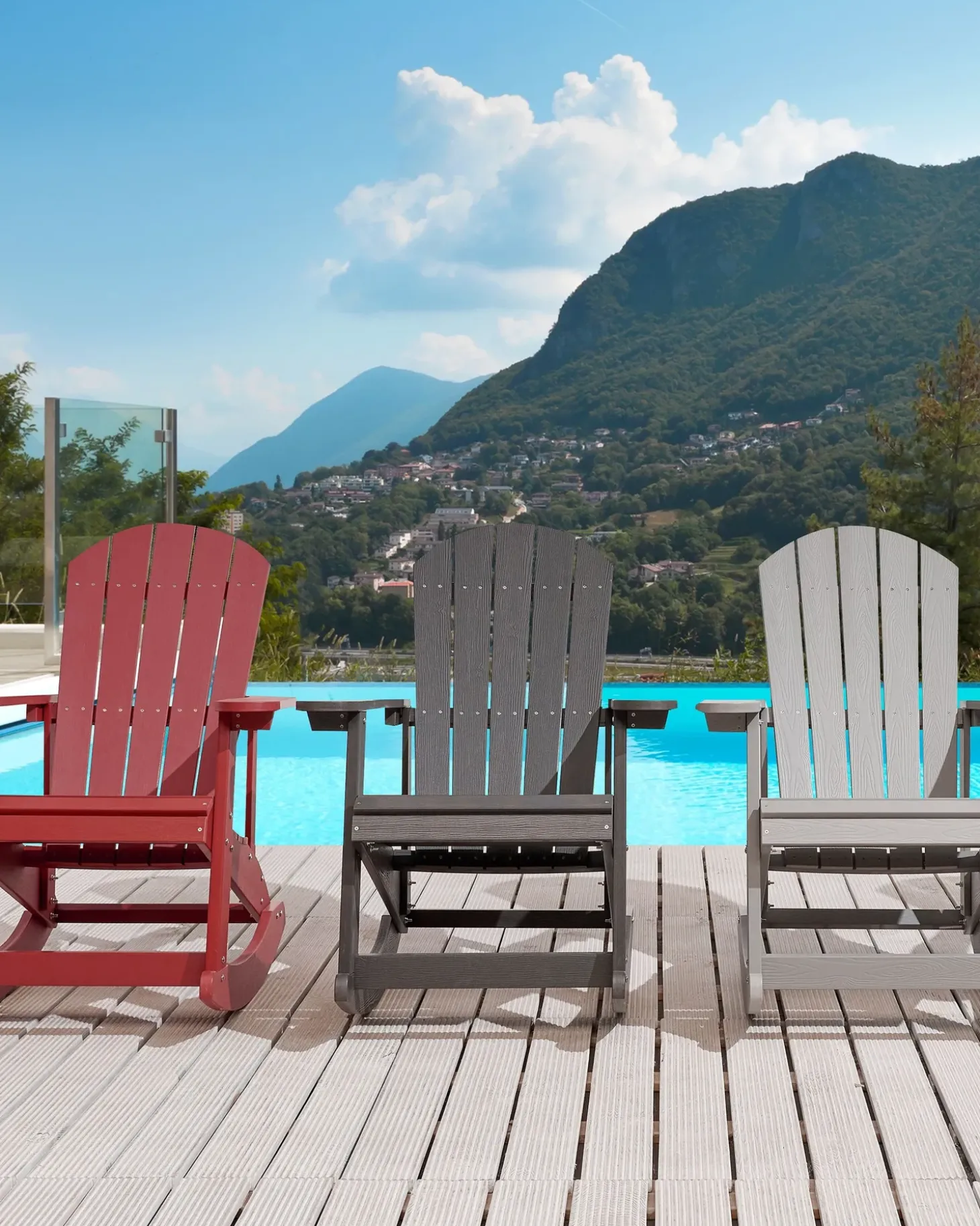 Havegyngestol ADIRONDACK Mørkegrå