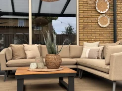 Have-hjørnesofa 5 personers LORETELLO Beige