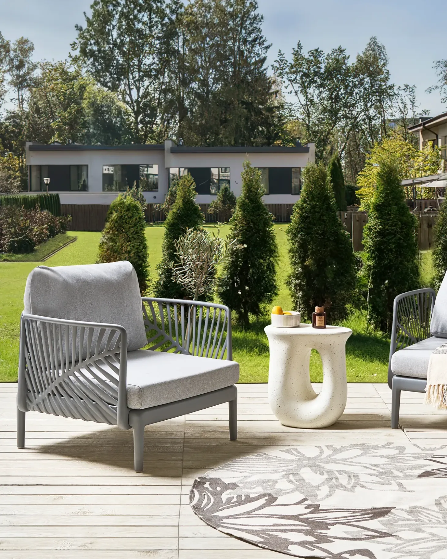Havelænestol SATURNIA Grå