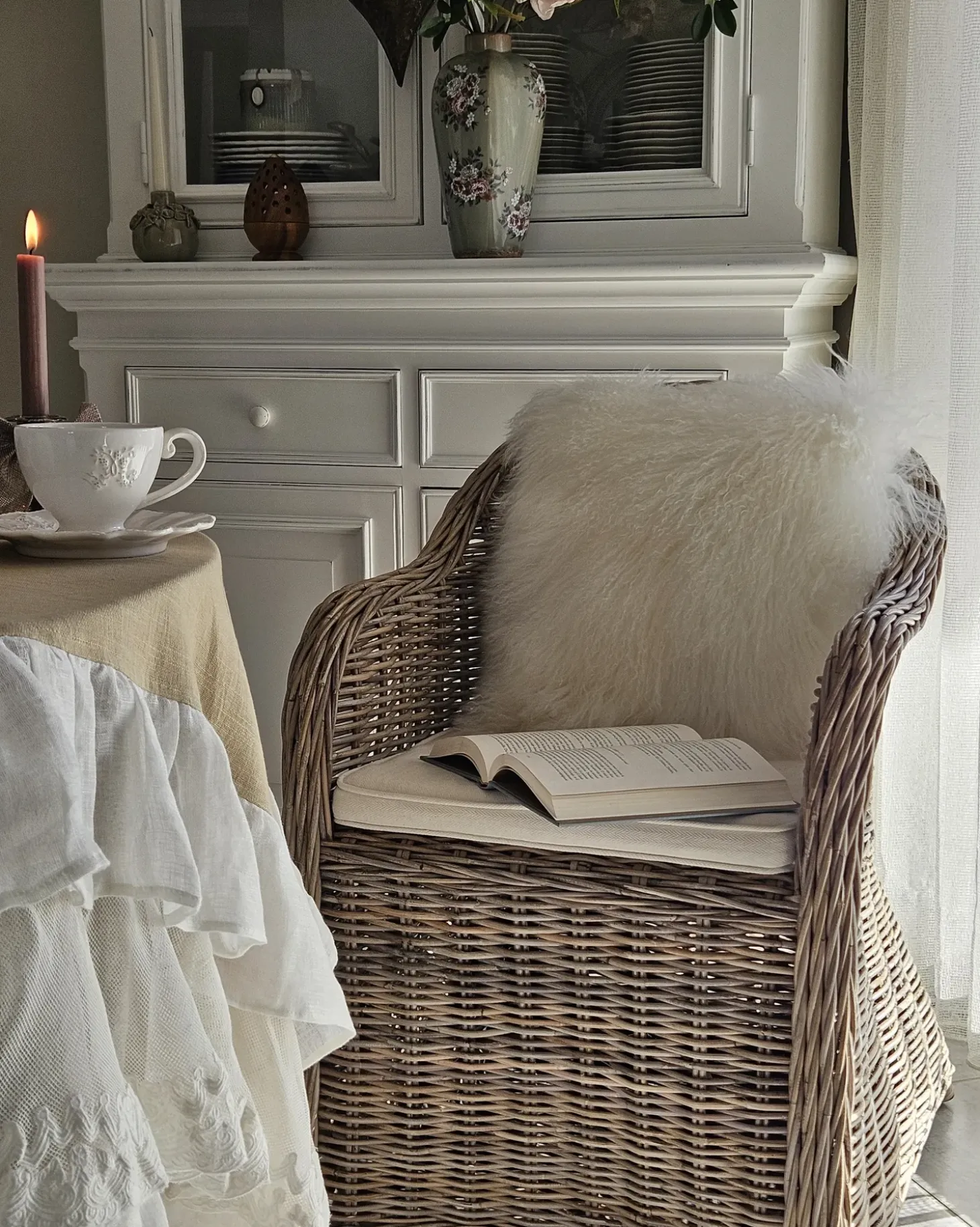 Havelænestol SUSUA II Rattan Naturlig