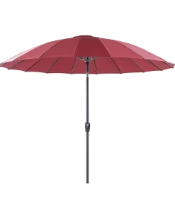 Haveparasol 255 cm BAIA Mørkerød