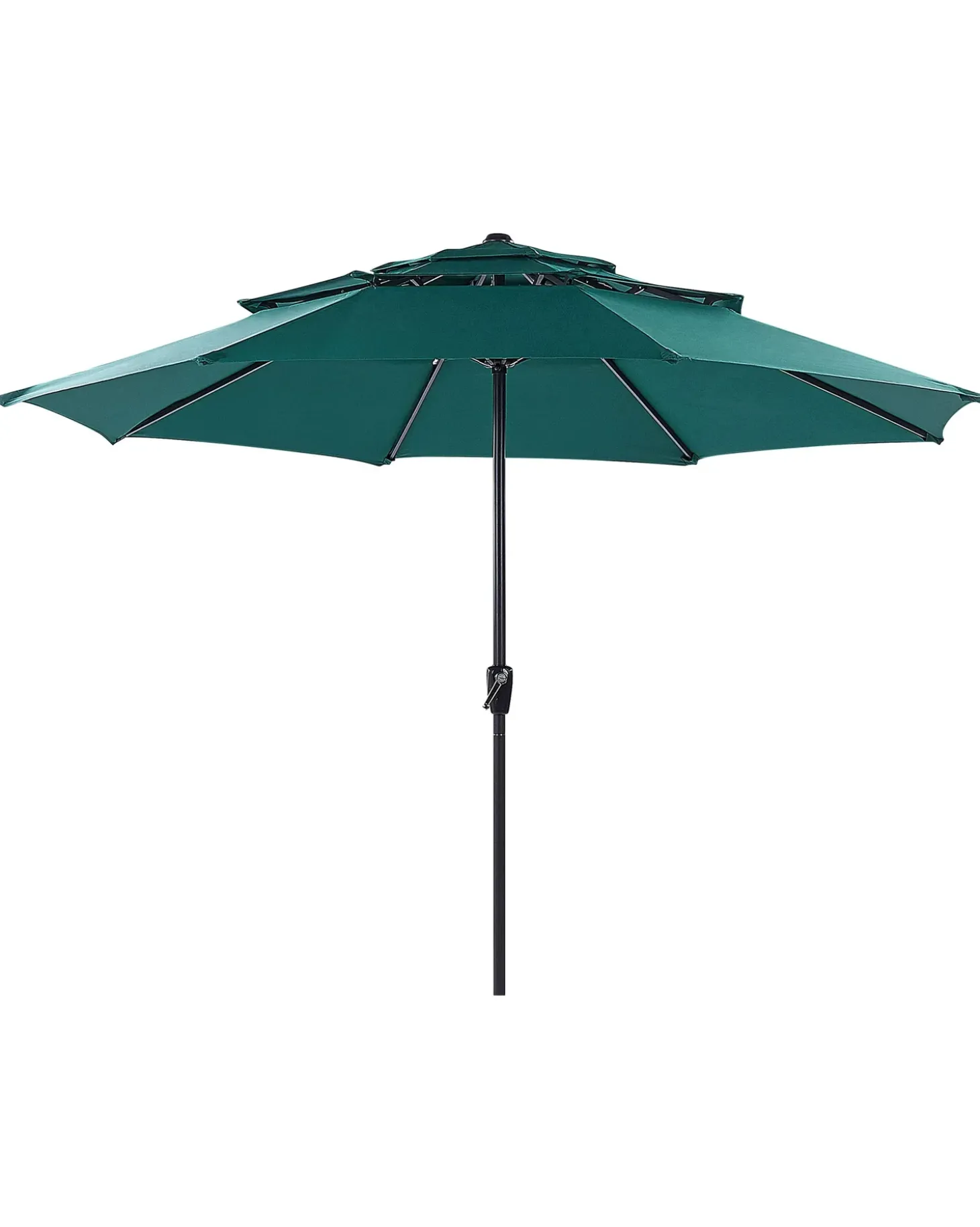 Haveparasol 285 cm BIBIONE Smaragdgrøn
