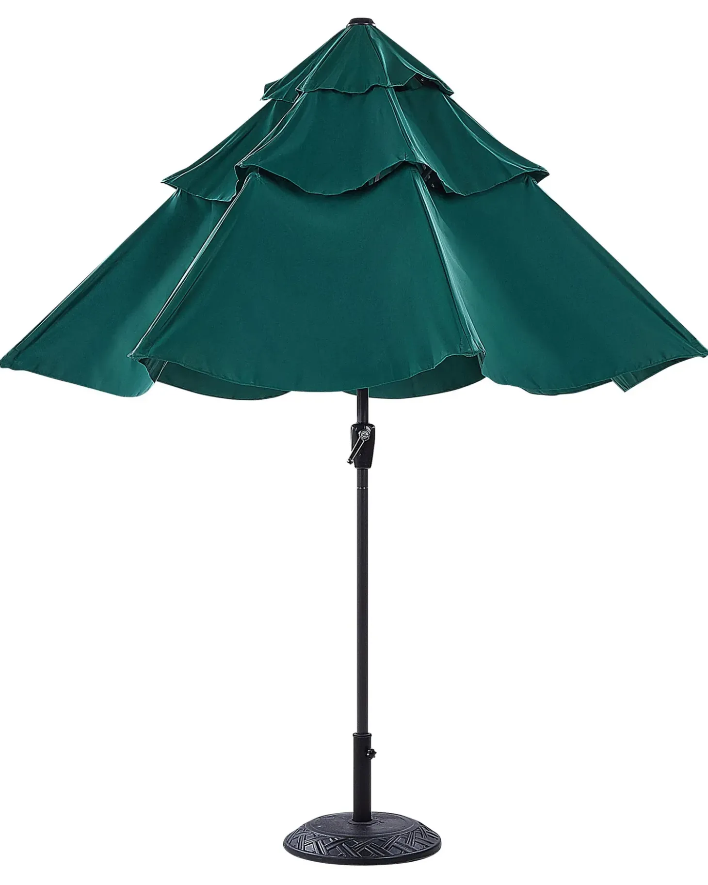 Haveparasol 285 cm BIBIONE Smaragdgrøn