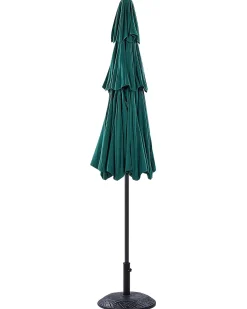 Haveparasol 285 cm BIBIONE Smaragdgrøn